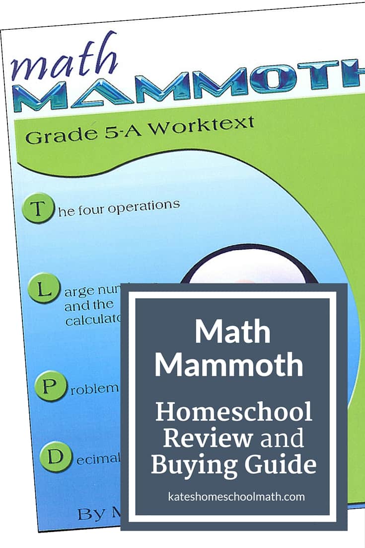 Math Mammoth Review and Buying Guide