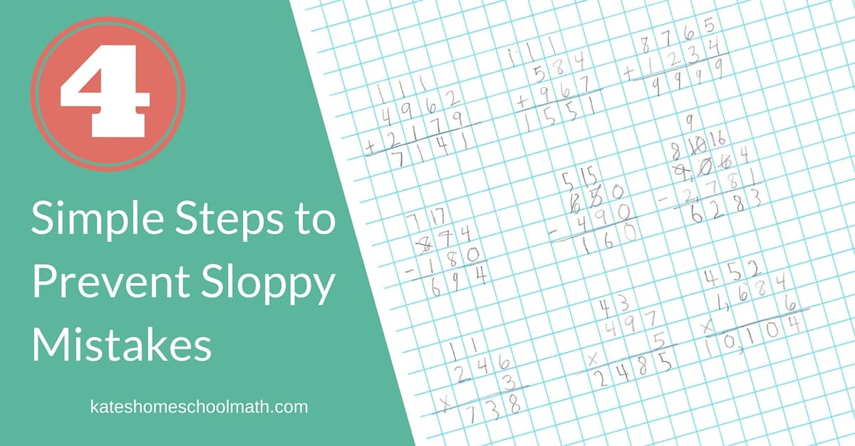 Simple Steps to Prevent Sloppy Mistakes